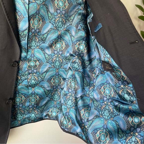 Ted Baker London Endurance 100% Wool Men’s Sports Coat Blazer Jacket Black 40S - Picture 7 of 10